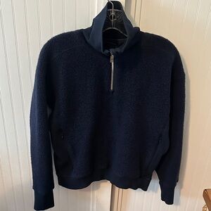 Lululemon Athletica Navy Half-Zip Sweatshirt
